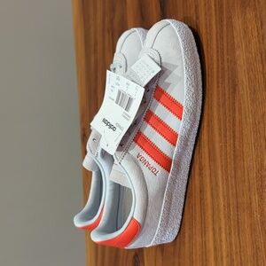 Adidas Originals Topanga White Suede Shoes Men's 7.5